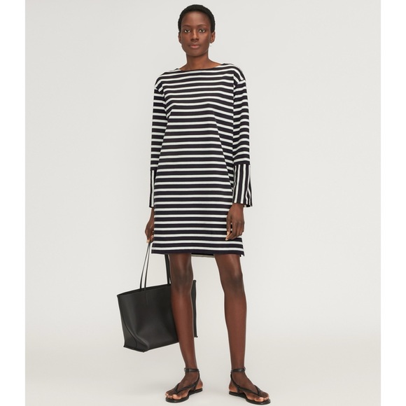 The Organic Cotton Striped Tee Dress - Picture 7 of 15
